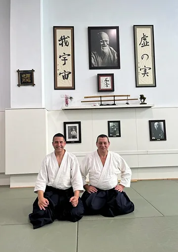 Joni sensei junto al maestro Bruno Zanotti 